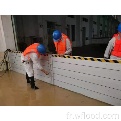 Porte de barrière de contrôle des inondations en aluminium le plus bas